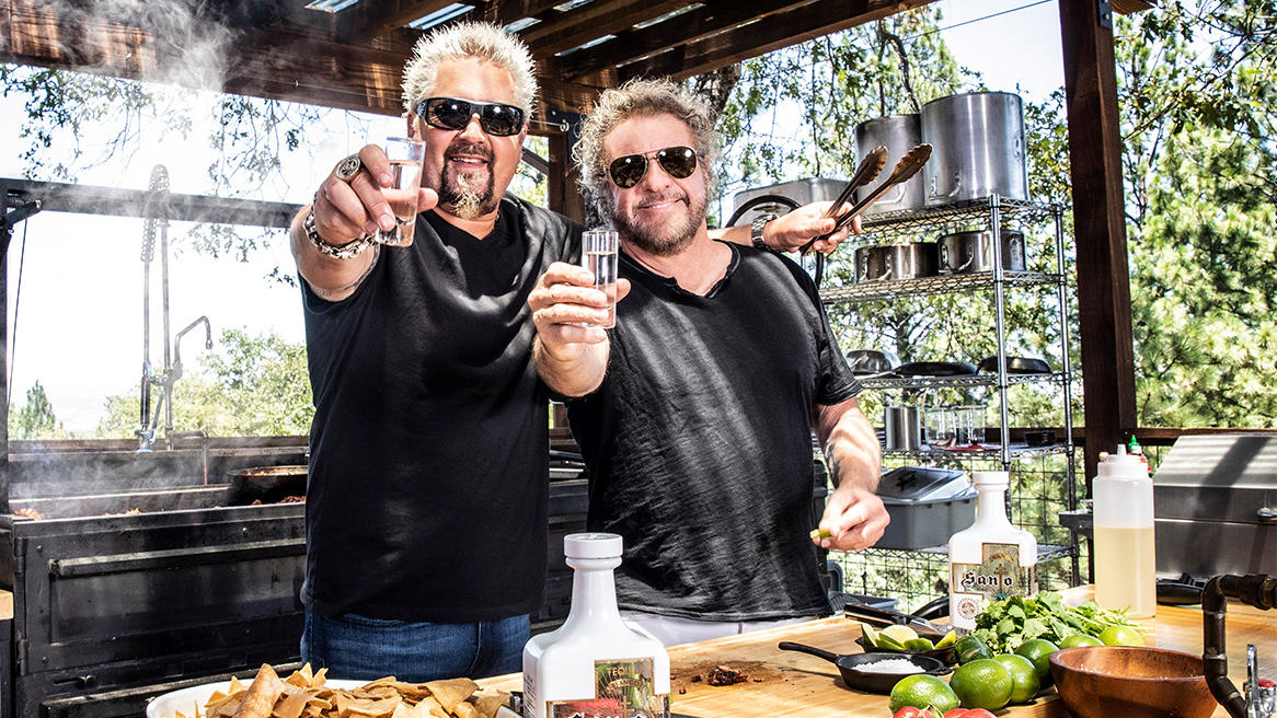 Sammy Hagar, Guy Fieri Debut Santo Reposado Tequila Spirited Drinks