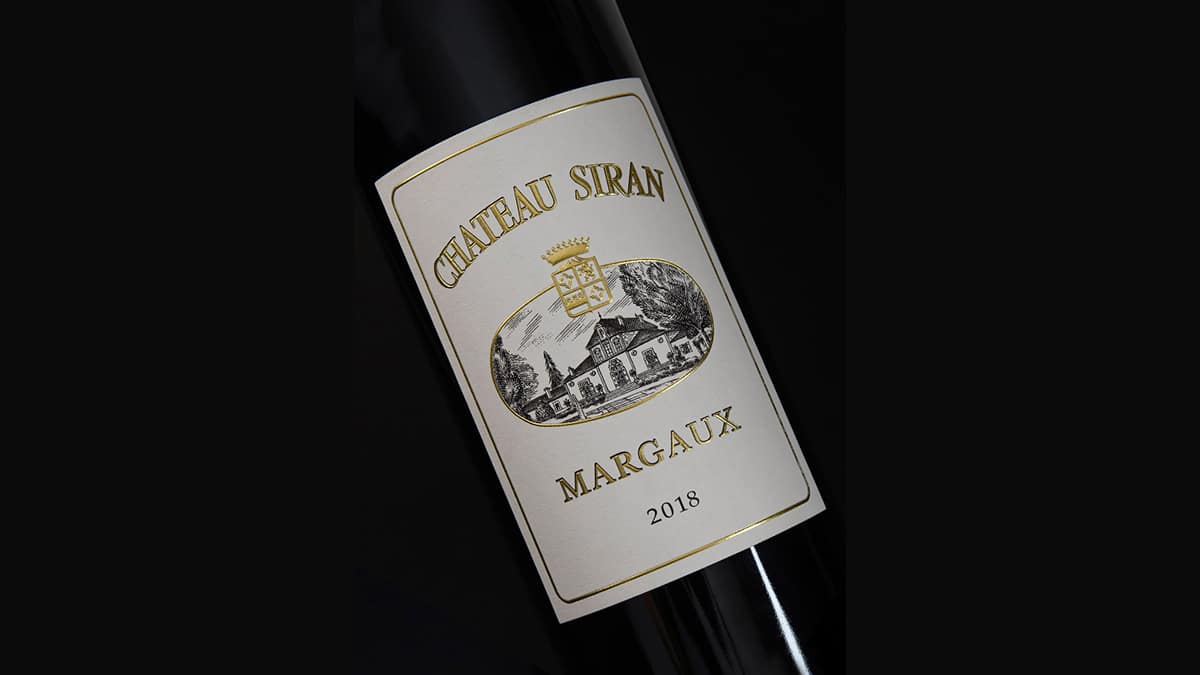 Wine Enthusiast Names Château Siran 2018 Margaux Wine of the Year 2021