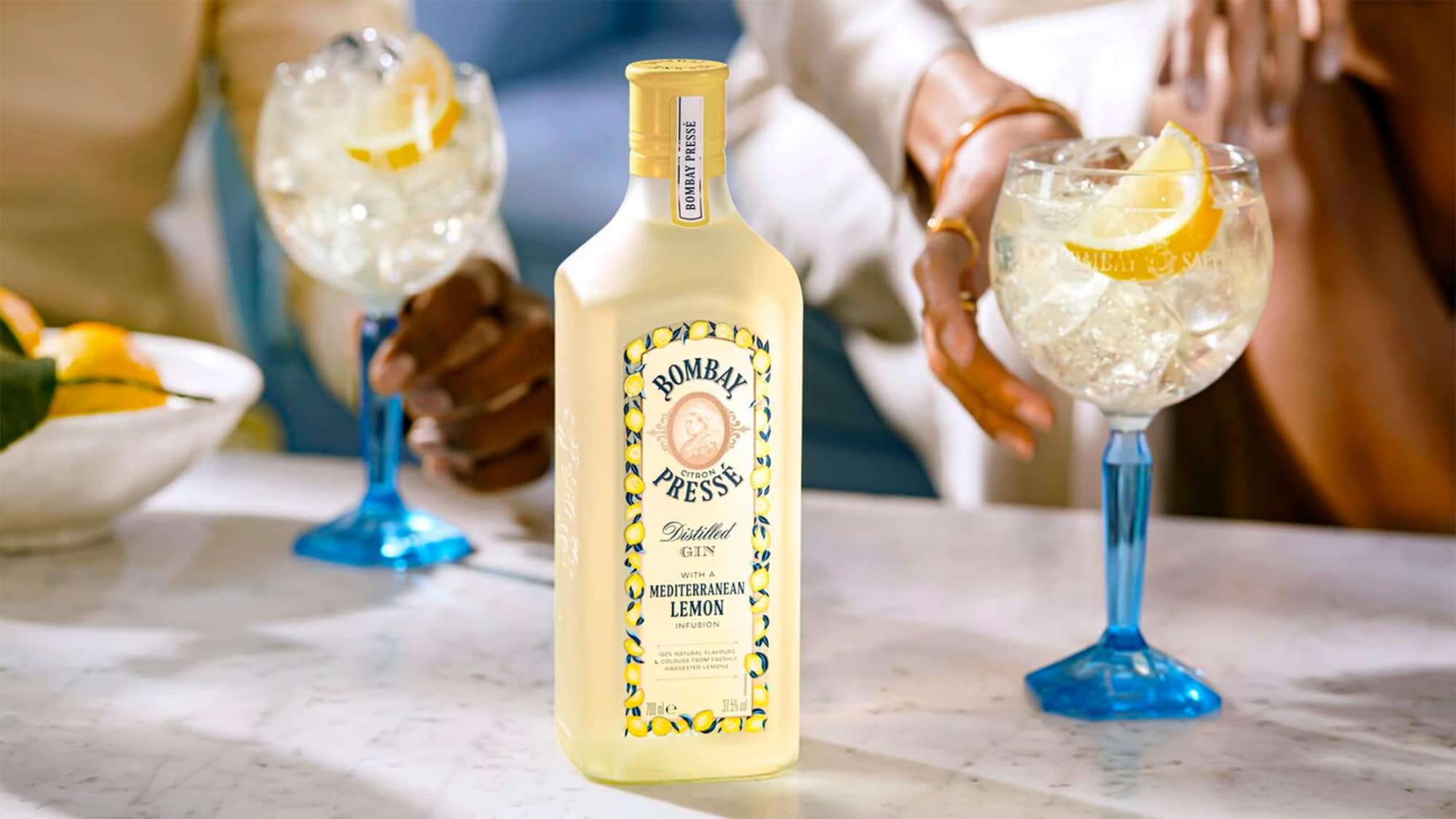 Bombay Sapphire Releases Lemon-Flavored Gin, Citron Pressé