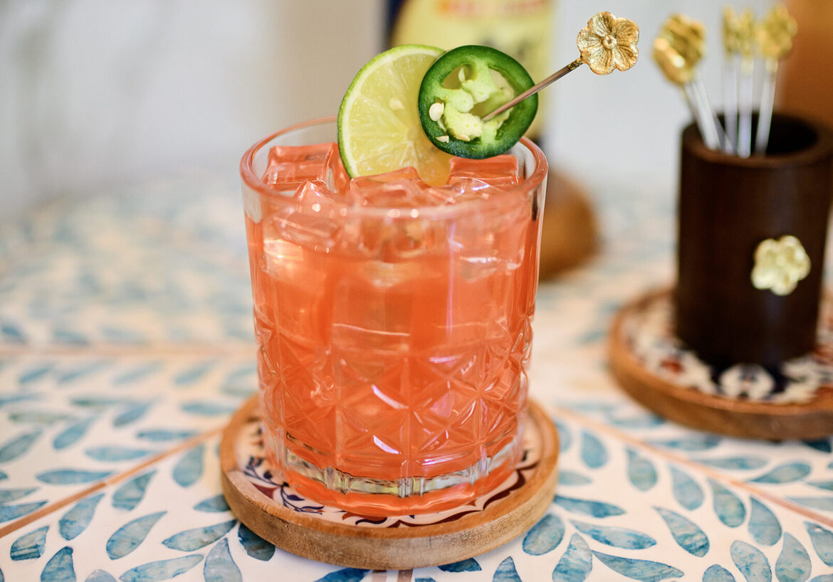 The Spicy Pomegranate Margarita: A Taste of Fire and Fruit from Hacienda Corralejo