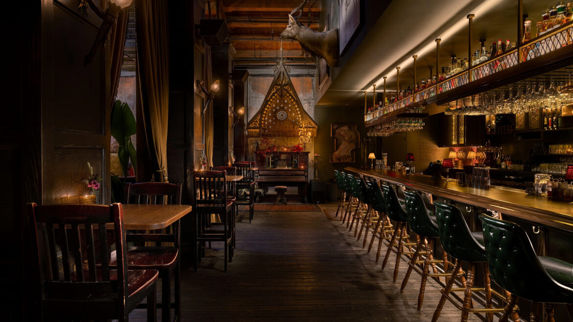 Doberman Drawing Room Opens in Las Vegas Arts District With Surrealist Interiors and Cocktails That Tell Stories