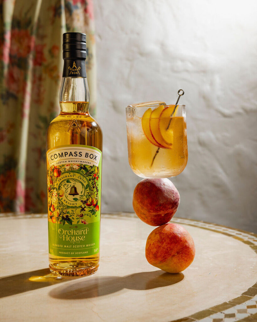 The Gilded Peach Compass Box Orchard House Scotch Cocktail
