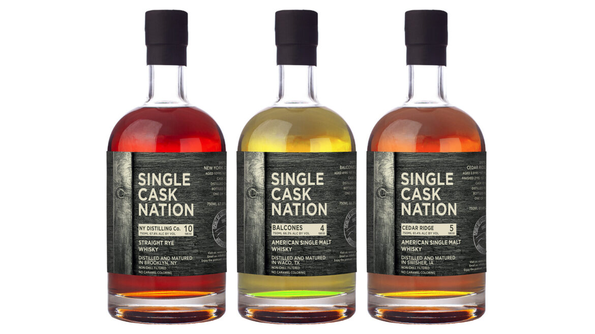 Single Cask Nation Unveils Rare New American Whiskey Bottlings