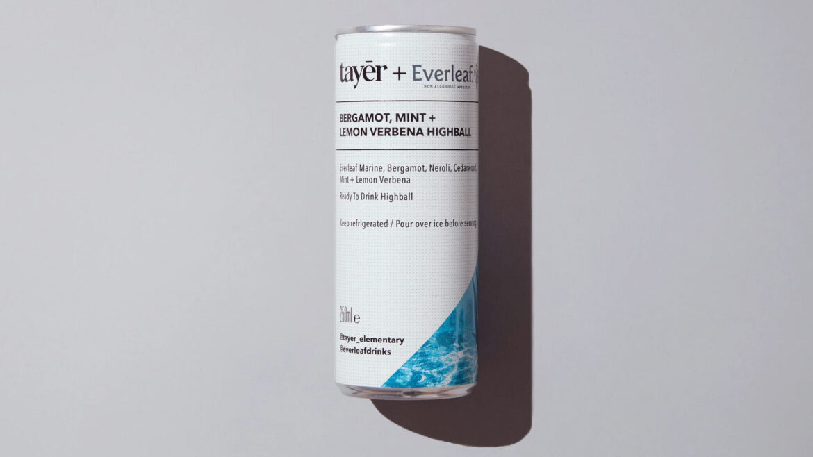Tayēr + Elementary - Everleaf Bergamot, Mint + Lemon Verbena Highball