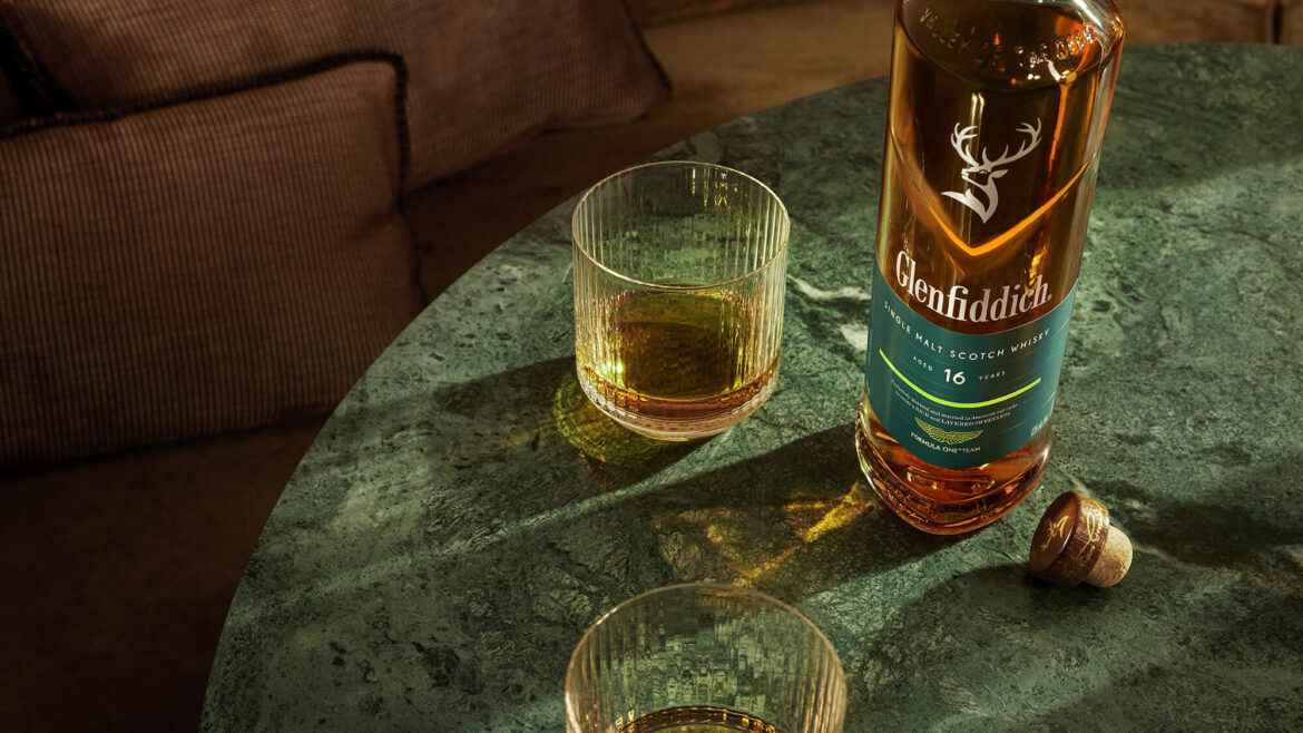 Glenfiddich 16-Year-Old Single Malt Celebrates Aston Martin Formula One Partnership