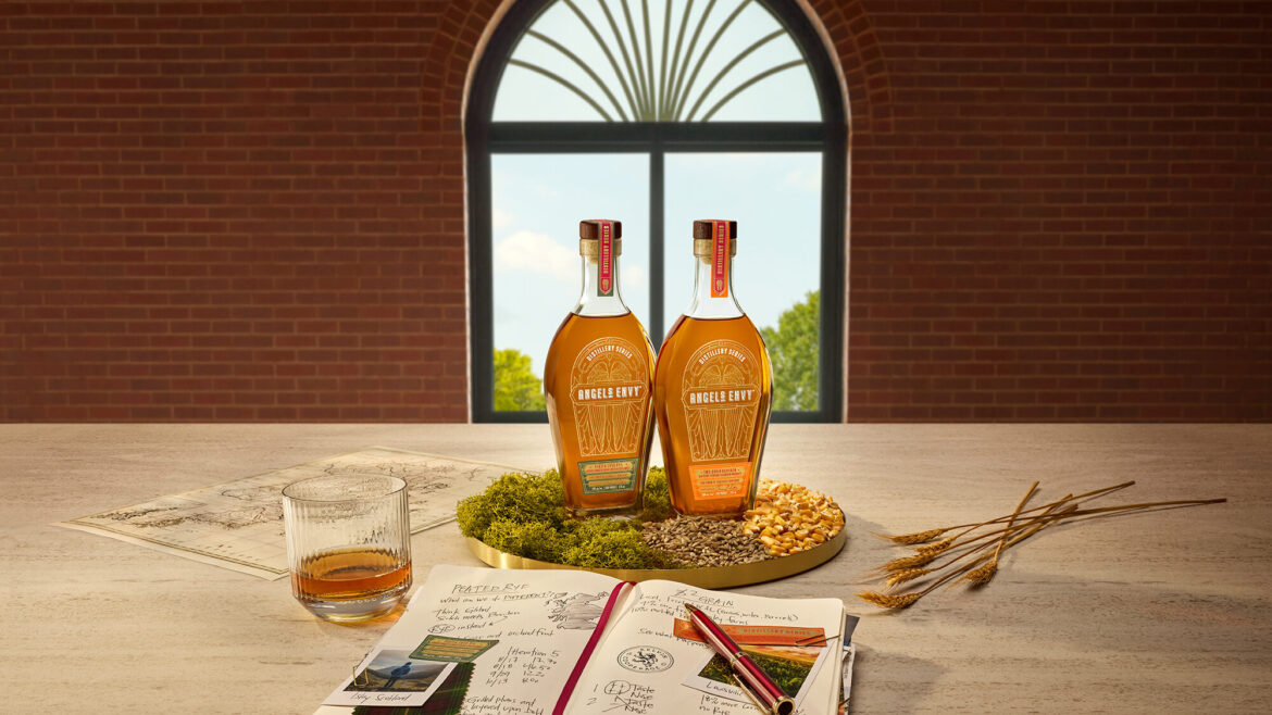Angel’s Envy Launches Two New Distillery Series Whiskies: Two-Grain Bourbon and Peated Cask Rye