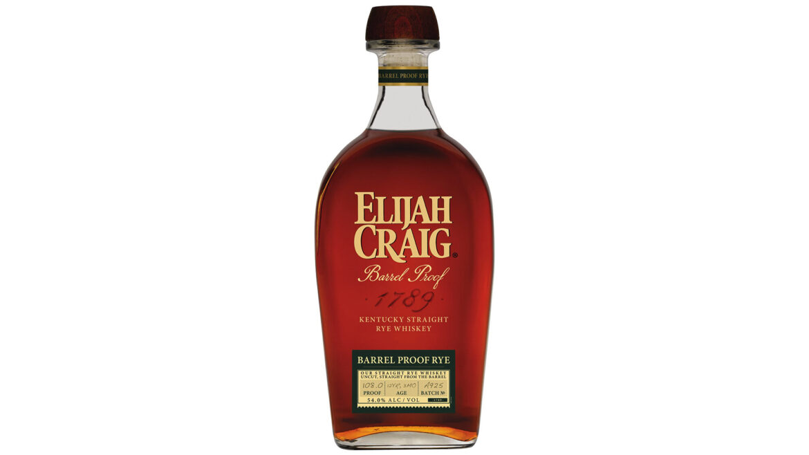 Elijah Craig Debuts First-Ever Barrel Proof Rye Whiskey